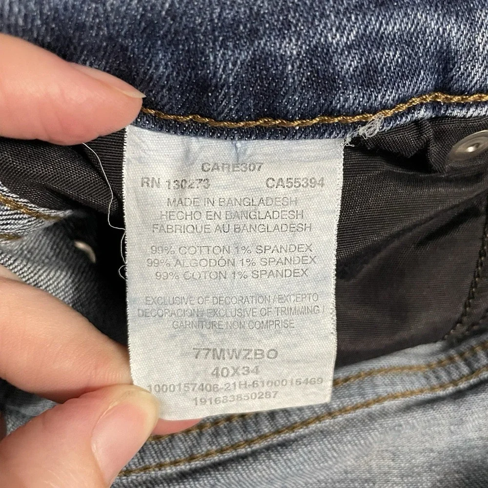 Wrangler Jeans Mens Size 40x34 Retro Slim‎ Boot Cut Blue Denim Medium Wash